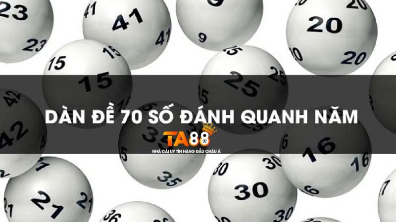 dàn đề 70 số